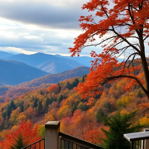 Asheville, North Carolina Colorful trees and mountains of Asheville, North Carolina in June.